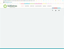 Tablet Screenshot of kidiatras.com